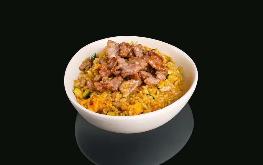Riso al curry manzo